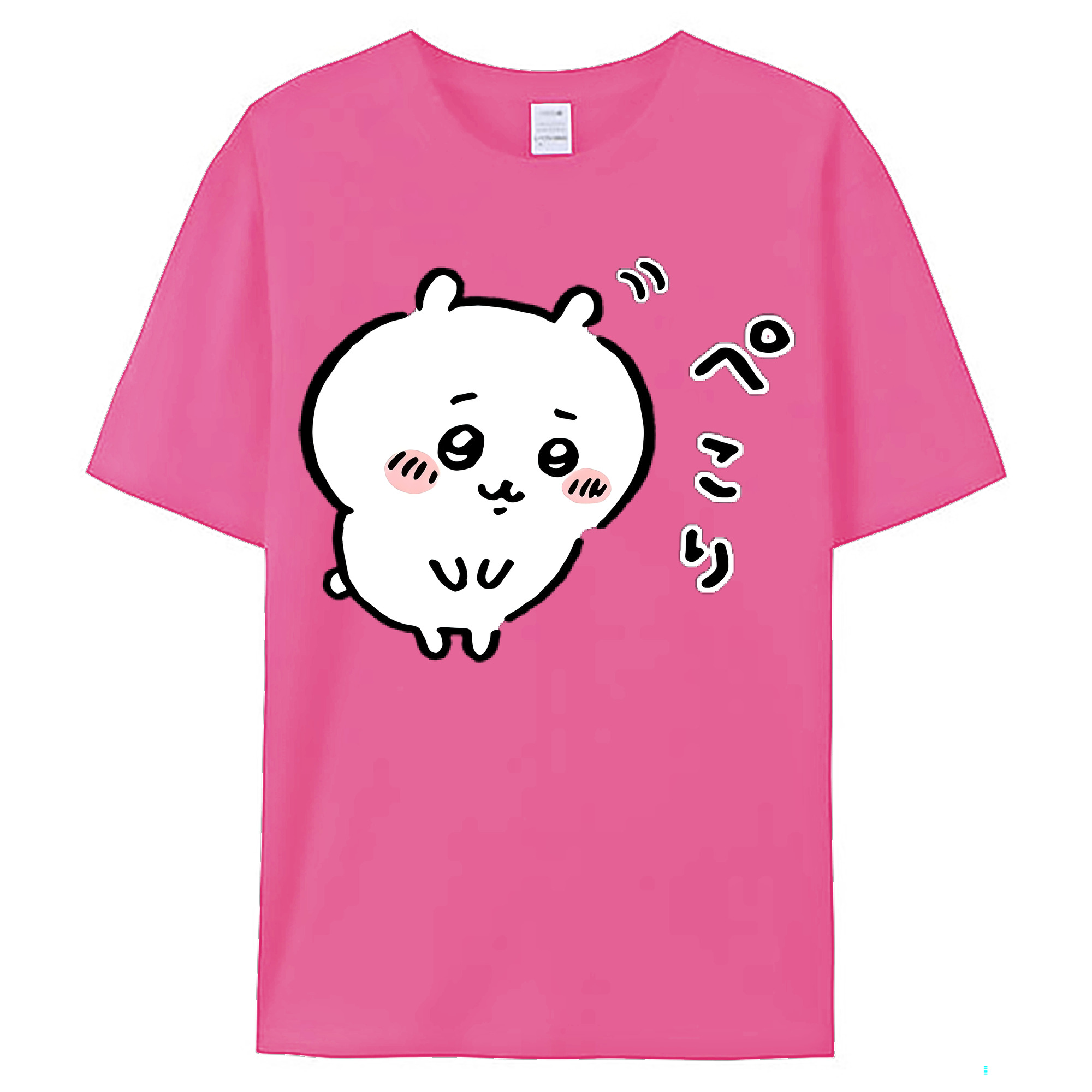 （画像用） ちいかわ ちいかわ Chii-kawa chiikawa レディースカジュアルプリントTシャツ（綿100％）